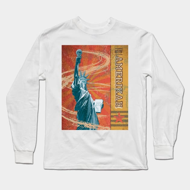 Liberty Long Sleeve T-Shirt by GuyParsons